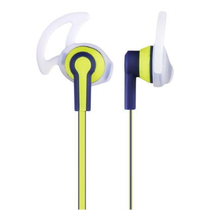 hama In-Ear-Stereo-Headset “Reflective” Blau/Gelb 177017 Ohrhörer 3,5-mm-Klinke