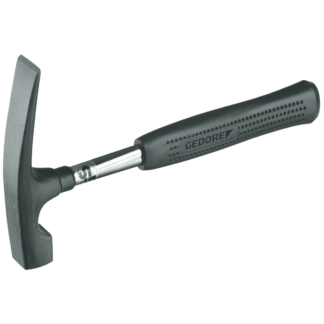 Gedore 29 ST Maurerhammer 500 g mit Stahlrohrstiel, rheinische Form
