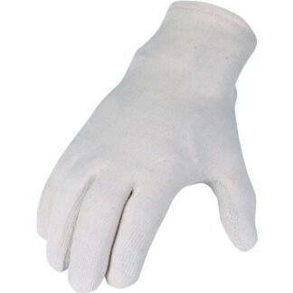 12 Paar Damen Arbeits-Handschuhe Trikot naturweiß Größe 8