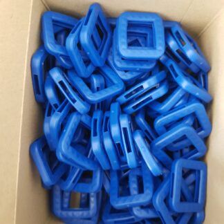 100er Pack Schlüsselkennring 8004 E BKS-Schlüssel asymetrischer Reide blau