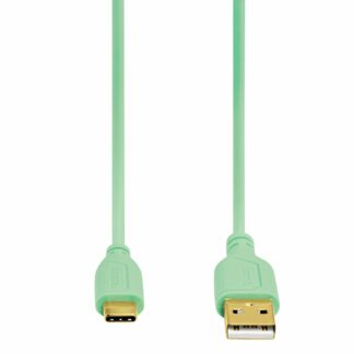 USB-Kabel Grün TYPE-C auf USB-A FLEXI 0,75 m 135786 von Hama
