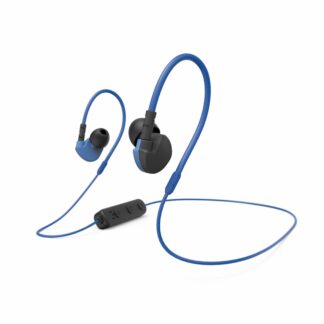 Bluetooth-Headset Fitness ClipOn Stereo OH Active Schwarz/Blau 177096 von Hama