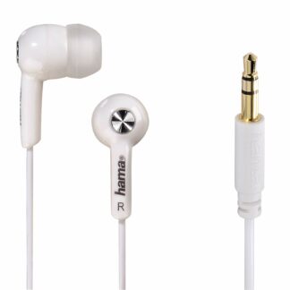 IN-EAR Kopfhörer BASIC4MUSIC Weiß 1,2 m Kabel 184004 von Hama