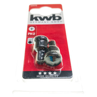 KWB Trockenbau-Bit PH2, 1/4″ C 6.3 Tiefenstopp 2er Pack