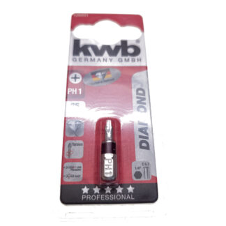 KWB Bit PH1, 25 mm, Diamond, Torsion 1/4″ C 6.3 Kreuzschlitz 126001