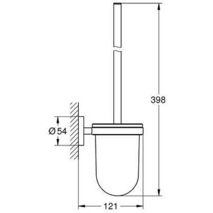 GROHE Toilettenbürstengarnitur Essentials 40374 warm sunset glänzend 40374DA1