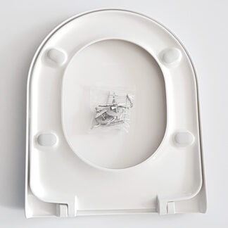 TOTO Pagette WC-Sitz “RONDO NEU” mit Deckel, mit Metall-Absenkautomatik pergamon