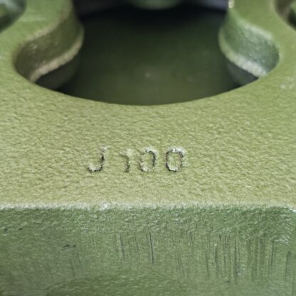 LEINEN Drehteller Junior für Backenbreite 100 mm Grauguss grün J100 Teller
