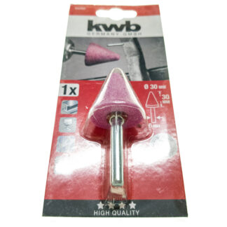 KWB Keramischer Schleifstift 30 x 30 mm Kegel spitz, 6 mm, max. 23000 Rpm 552300