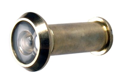 BGS Türspion | Messing poliert | Ø 14 mm 8090  für Türblätter von 35 – 57 mm