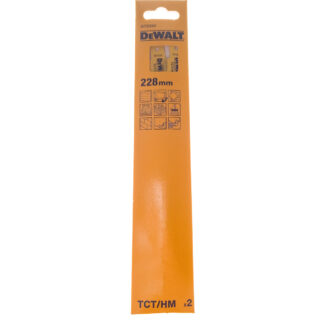 DeWALT Säbelsägeblatt Carbide TCT HM 228 mm 2er Pack DT2333-QZ